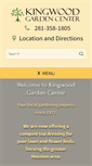 Mobile Screenshot of kingwoodgardencenter.com
